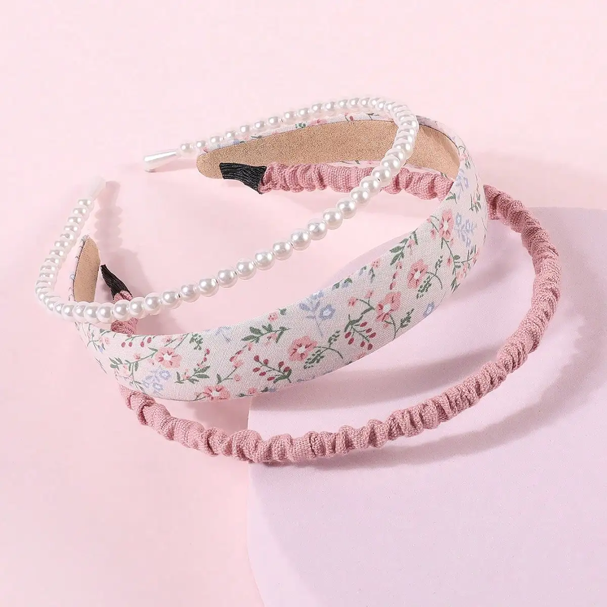 3pcs flower pink