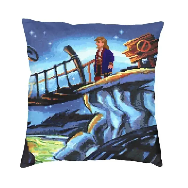 

Scabb Island Panorama Cushion Covers Sofa Home Decorative Monkey Island Square Throw Pillow Cover