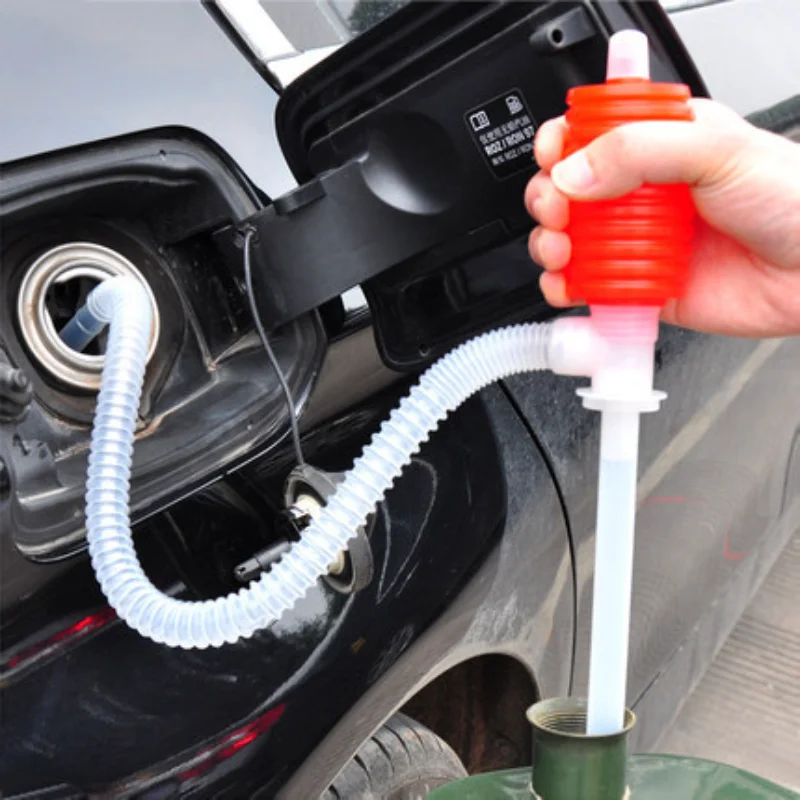 Car Oiler Oil Pump Motorcycle Pump Manual Gasoline Suction Tubing Liquid Silicone Folding Telescopic Long Neck Funnel car oiler pump