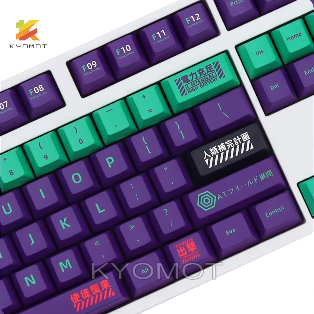 KYOMOT EVA 01 キーキャップ アニメ EVANGELION-01 キーキャップ