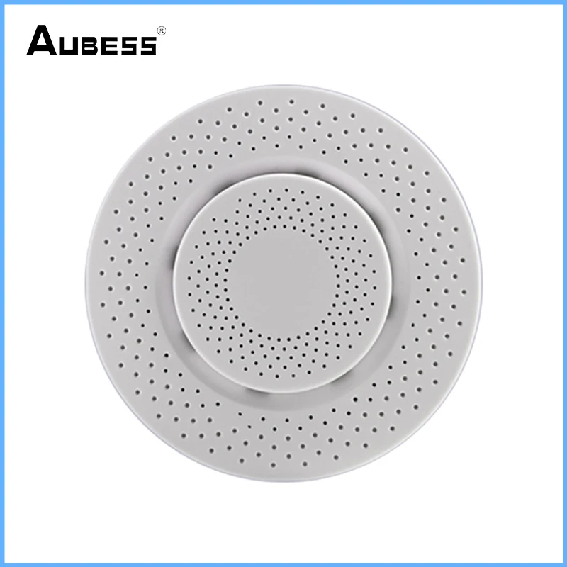 Aubess Zigbee Tuya CO2 Sensor Carbon Dioxide Detector Smart Home Air Box Formaldehyde VOC Temperature Sensor Humidity Detector home alarm system keypad Alarms & Sensors