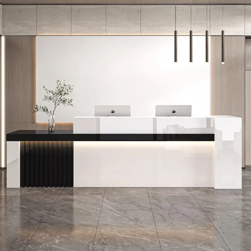Clothing Store Counter Motion Desk Bellezza Reception Tables Folding Wall Table Desks Cash Register Design Atril Office Hallway