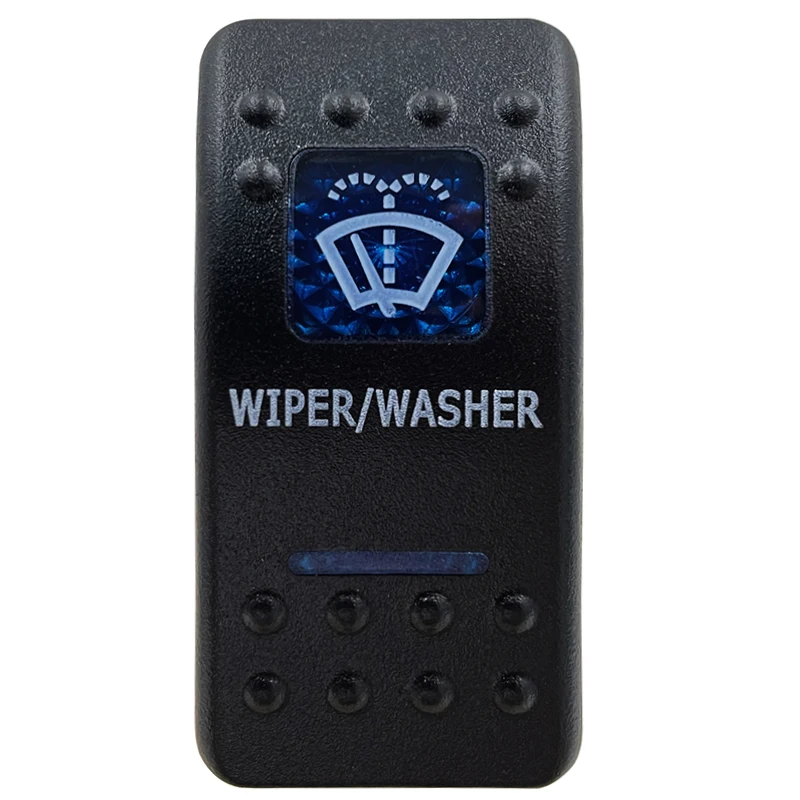 Blue LED Rocker Switch Button - Enhanced Interior Lights & Camper Accessories