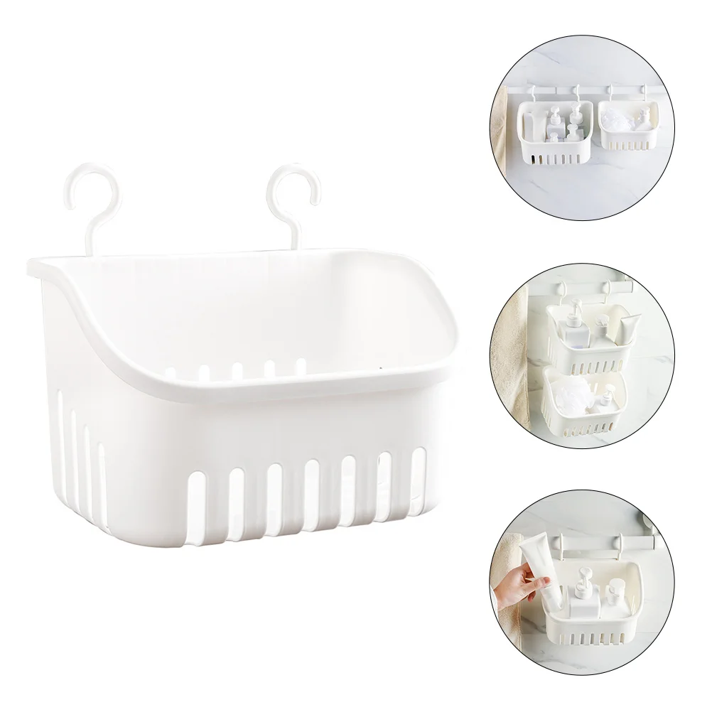 

Hanging Storage Basket Shower Supply Bath Household Wall Convenient Home Accessory Mount Baskets