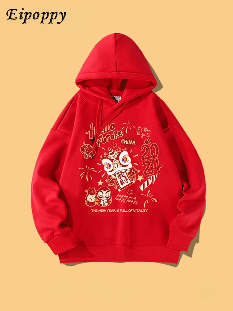 sweat-a-capuche-en-velours-pour-homme-haut-rouge-nouvel-an-annee-de-naissance-du-dragon-vetements-d'automne-et-d'hiver