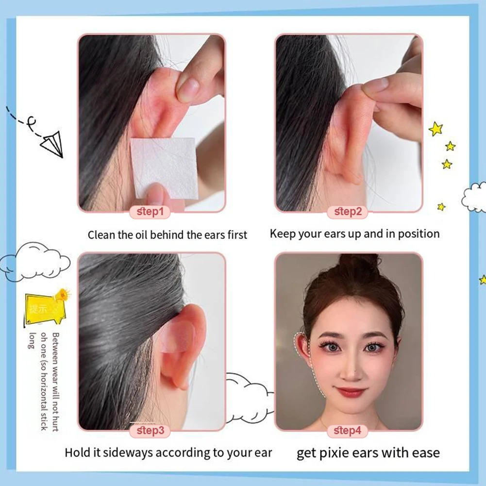 60 Pcs Aesthetic Correctors Protruding Ear Solution Ear Corrector Solves The Problem of The Big Ear Cosmetic Ear Sticker