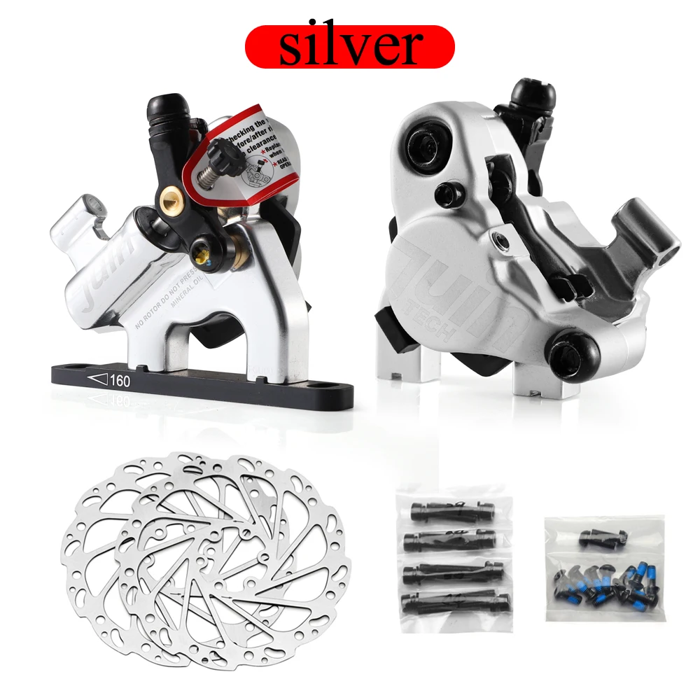 Juin Tech F1 Flat Mount Disc Brake Hydraulic Caliper Rotor