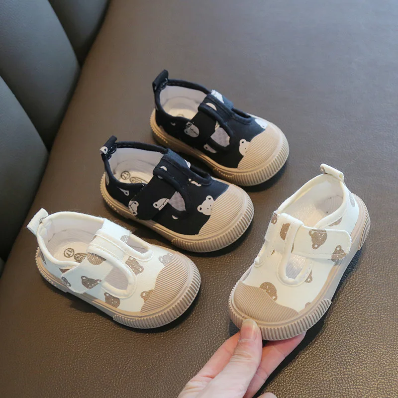 

Baby Spring and Autumn Casual Shoes Infant Toddler Shoes Cartoon Bear Comfortable Soft-soled Anti-Slippery Children Kids Shoes