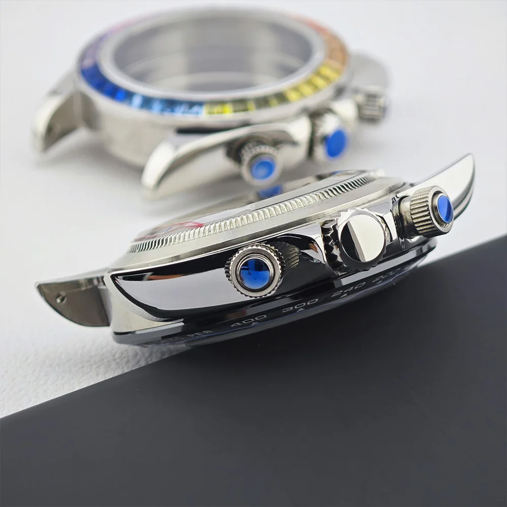 High-Quality Silver Men's Watch with Steel Case and 20mm Strap Watch Box