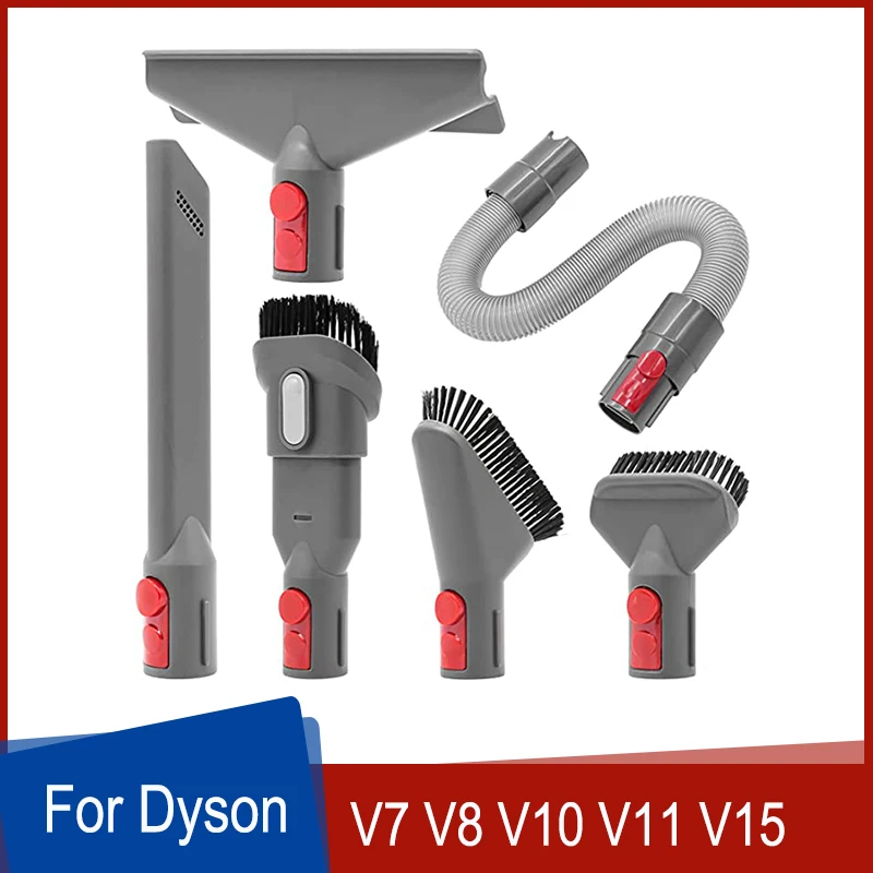 FlexibleExtensionHoseCreviceToolMattressAttachmentsKitForDyson