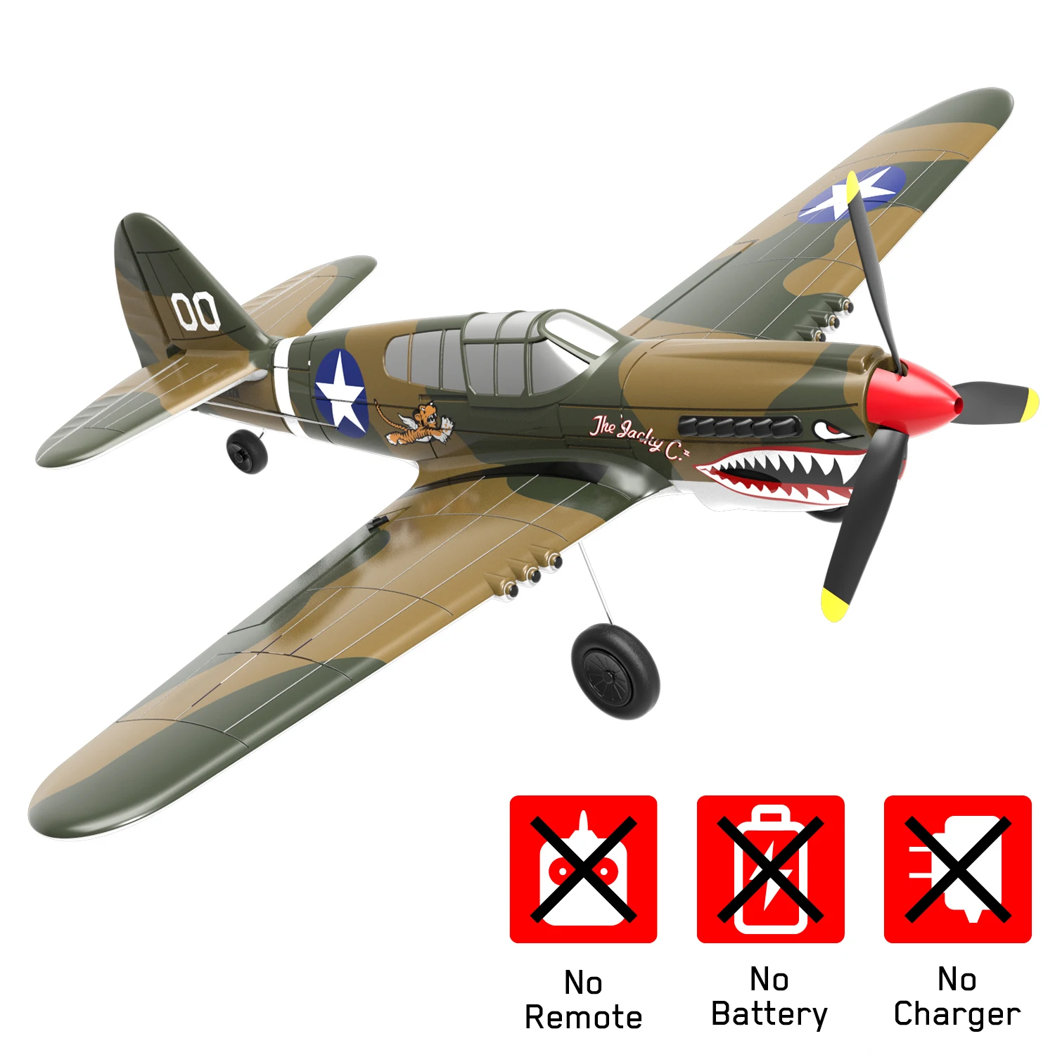 EPP 400mm Zero P51D Mustang /BF109 P40 4-Ch 2.4G 6-Axis PNP Airplane With Xpilot Stabilizer RC Plane 3