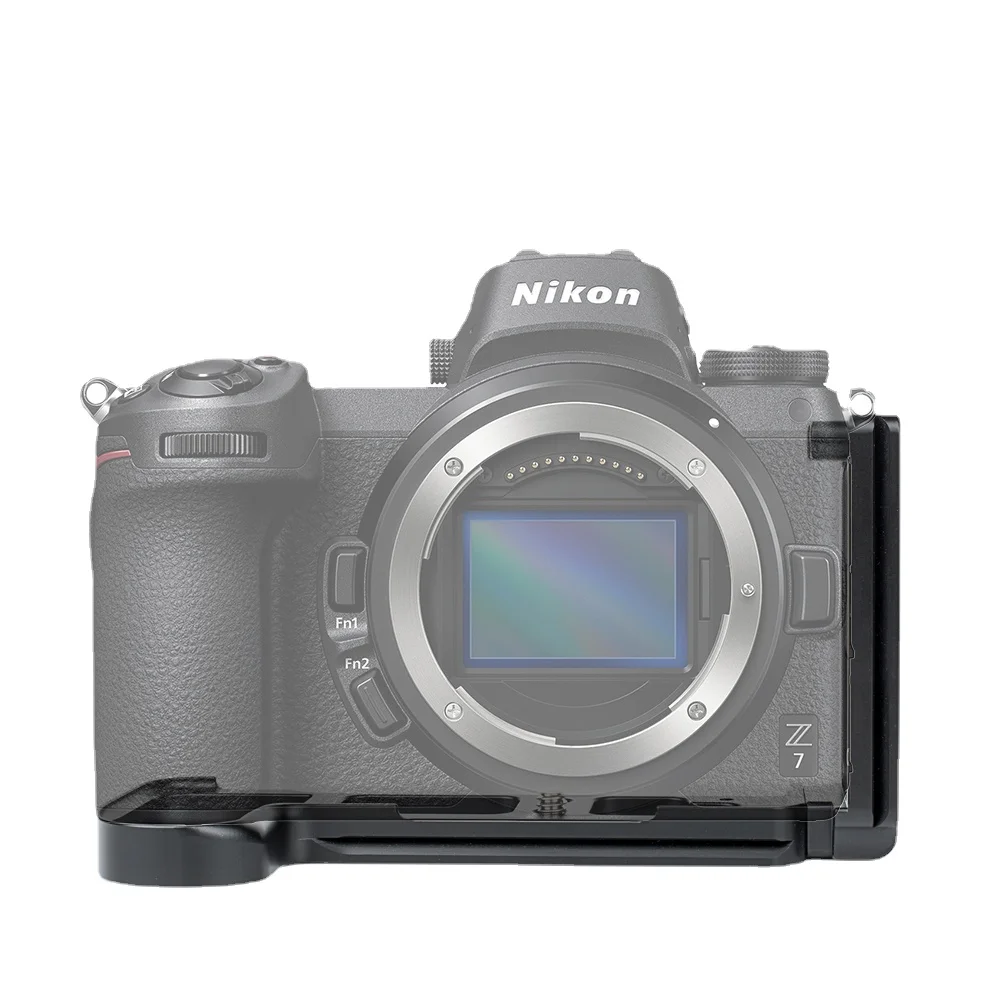 Câmera Tripé Cabeça para Tiro Horizontal Vertical Quick Release Plate Bracket Aperto de Mão para Nikon z5 z6 z7 Z6ii Z7ii - Image 3