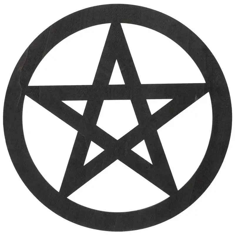 

Multi-use Reusable Premium Unique Pentacle Altar Ritual Ornaments Retro Style Decor Practical Wooden Decor Altar Decor for Party