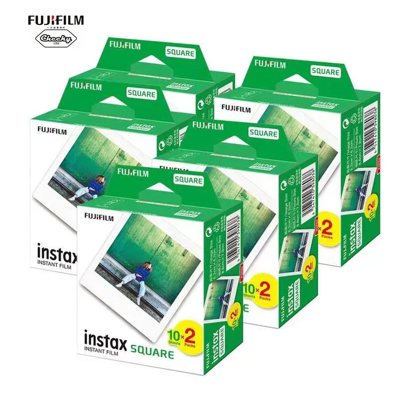 Fujifilm Instax Square Film White Edge Photo Paper 20 Fogli Per Fujifilm Sq10 Sq6 Sq1 Sq20 Film Istantanei Camera Share Sp-