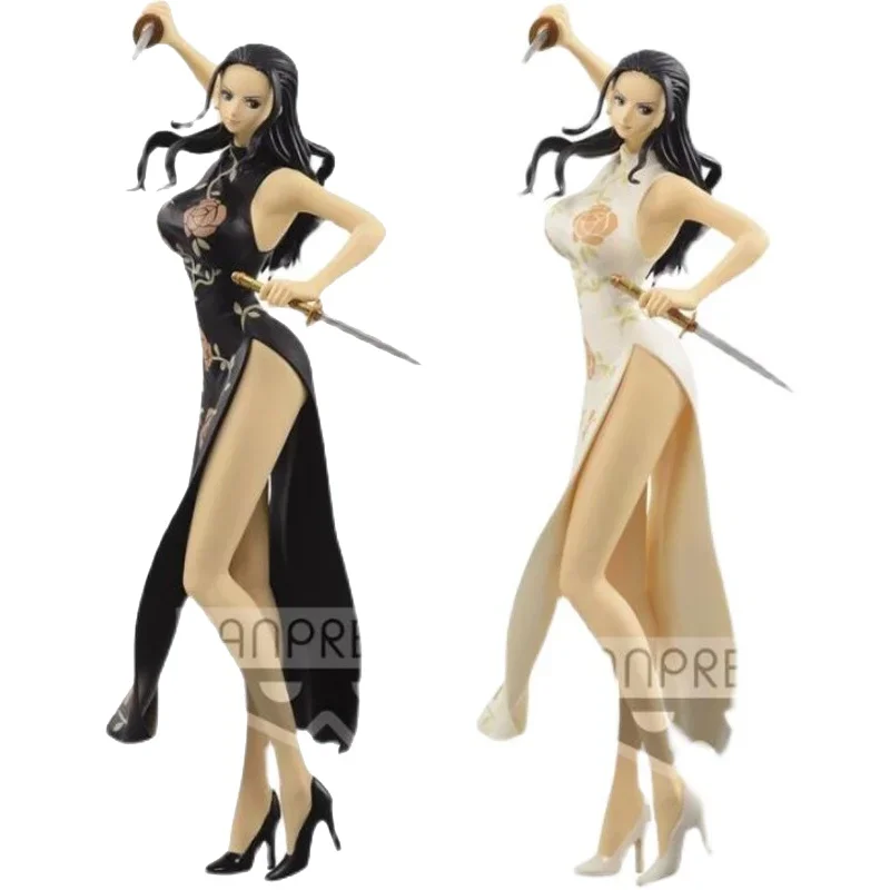 

ONE PIECE Banpresto Nico·Robin Kung Fu Qipao Black and White Anime Figure Toy Gift Original Product [In Stock]