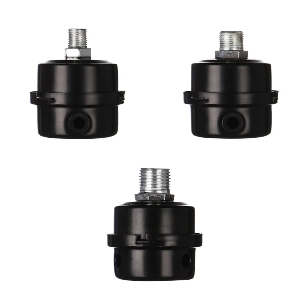 

2/3 Noise Reduction Filter For Air Pump Improve Efficiency Durable Metal Reduce Compressor Working Noise Air Compressor