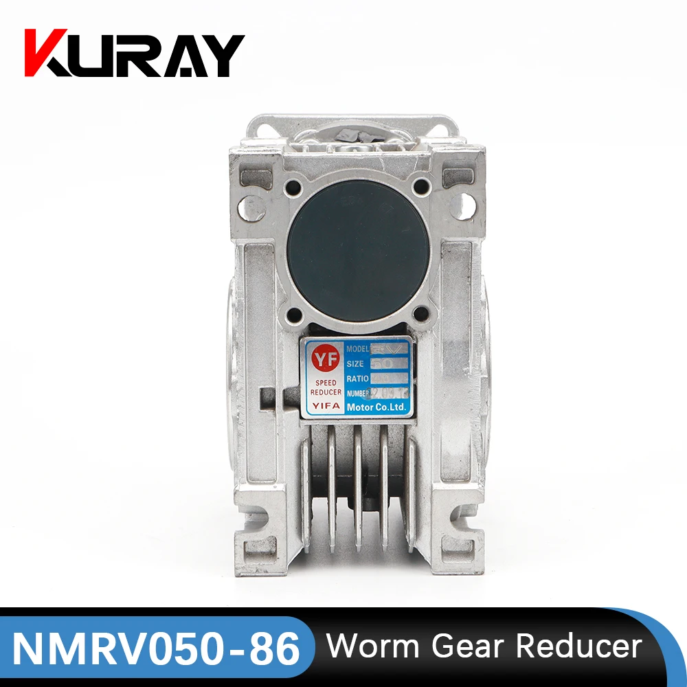 Kuray-서보 모터 NMRV050 기어 박스 웜 기어 감속기 비율 5 :1/100: 1 입력 샤프트 11/14/19mm, cnc용 입력 구멍 25mm