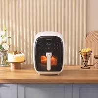 220V Air Fryer Household 5.5L Visual Multifunction Large Capacity Intelligent Electric Oven Air Electric Fryer 2