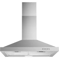 Wall Mount Range Hood 30 inch with Ducted/Ductless Convertible Duct, Stainless Steel Chimney-Style Over Stove Vent Hood 1