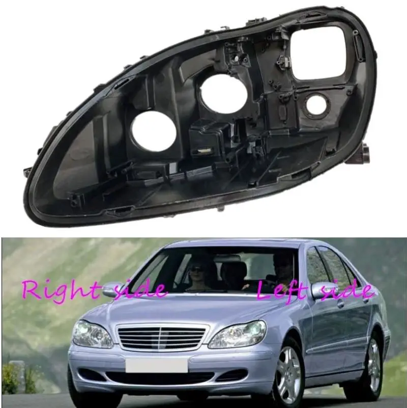 

Headlight Base For Mercedes Benz S-Class W220 1999- 2002 2003 2004 Headlamp House Car Rear Base Front Auto Headlight Back House