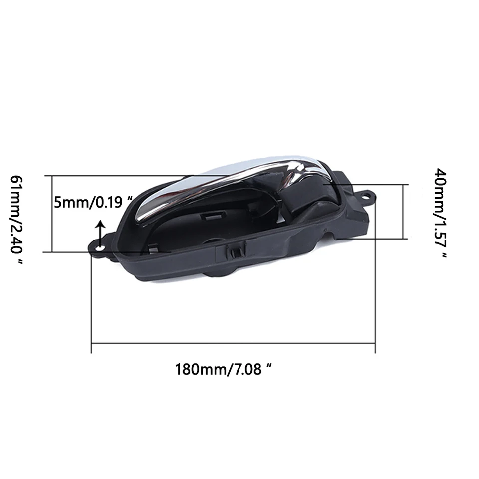Maniglia per porta interna anteriore posteriore lato sinistro/destro per Nissan Altima Berlina Pathfinder Tan 2013 2014 2015 2016 2017 806703 TA0D  34
