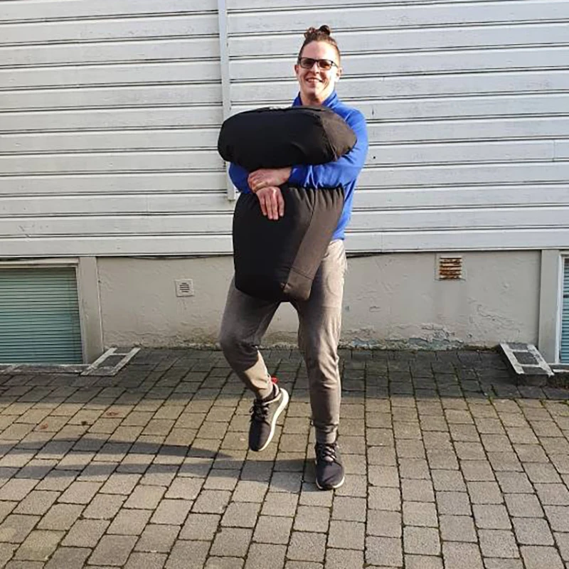 Training Sandbag Husafell Strong Man Heavy Duty Gym Workout Fitness Power Cross Training Weightlifting Without Sand