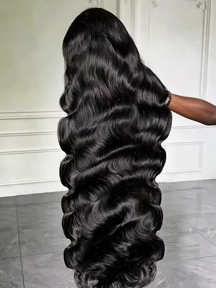 250% Density 13x4 HD Lace Wigs Body Wave Lace Front Wigs For Women 40 Inch Wear And Go Glueless Wigs Human Hair Pre Plucked Bling Hair 1