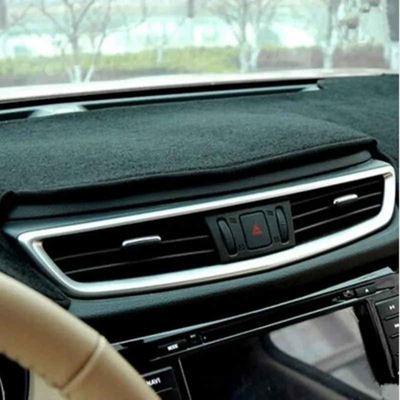 IDENUONA DashMat Dashboard Cover For Toyota Yaris Hatchback 2014-2017 – Black – Left Hand Drive