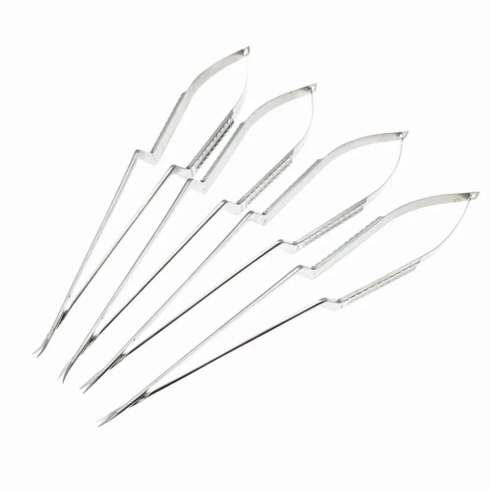 

Microsurgical Scissors 1pcs Micro Scissors Shark Blade tip Stainless Steel Micro Instruments