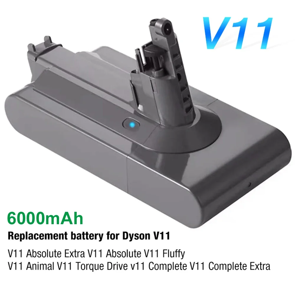 

4.0Ah 6.0Ah 25.2V SV14 Lithium Li-ion Vacuum Cleaner Battery for Dyson V11 Absolute V11 Animal SV15 970145-02 Rechargeable