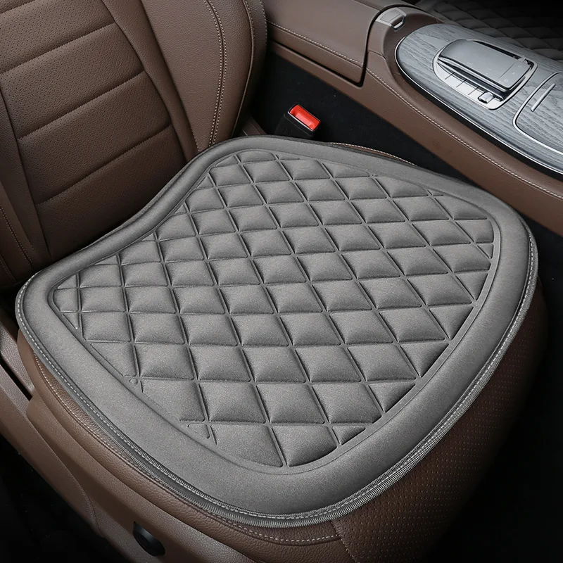 Car Seat Cushion Driver Seat Cushion with Comfort Memory Foam & Non-Slip Rubber Vehicles Office Chair Home Car Pad Seat Cover