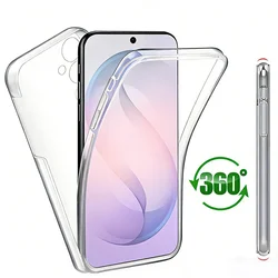360 Full Shockproof Transparent Hybrid Case - Dual Layer PC+TPU Cover - Galaxy S26 Plus
