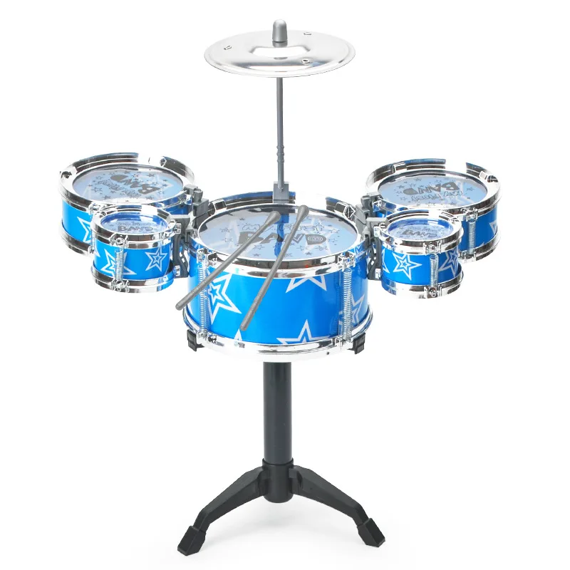 Drum sets for children beginners children's toys dynamic jazz drums for western percussion instrument 2