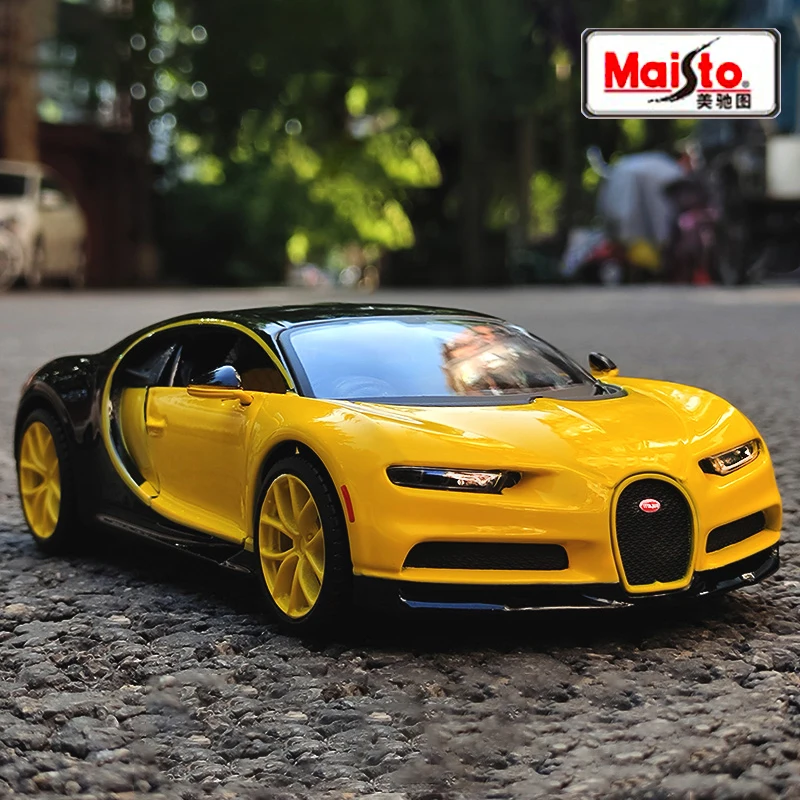 Magitto-ブガッティシロン車1:24,スーパーカー,合金,男の子用