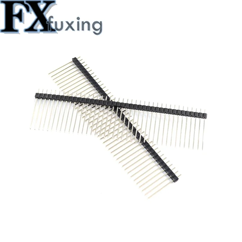 Male Pin Header 10Pcs 2mm Pitch 40-Pin Male Header Strips - Gold Plated, Single Row, 19mm Length 2mm Pitch Gold Plated Pins