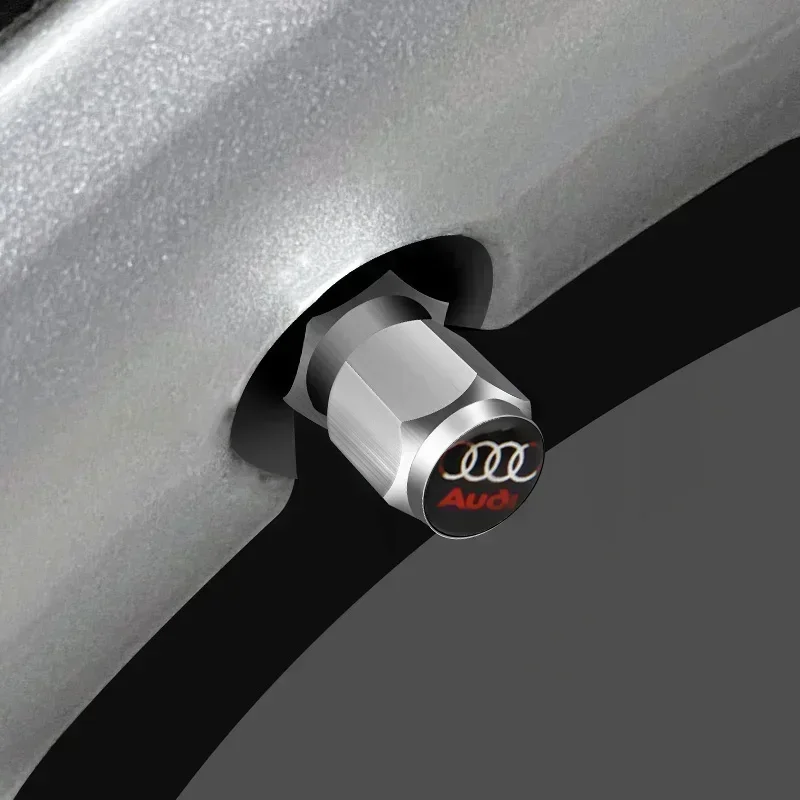 Luxury Car Wheel Tire Valve Caps - Dust-proof Rim Stem Covers