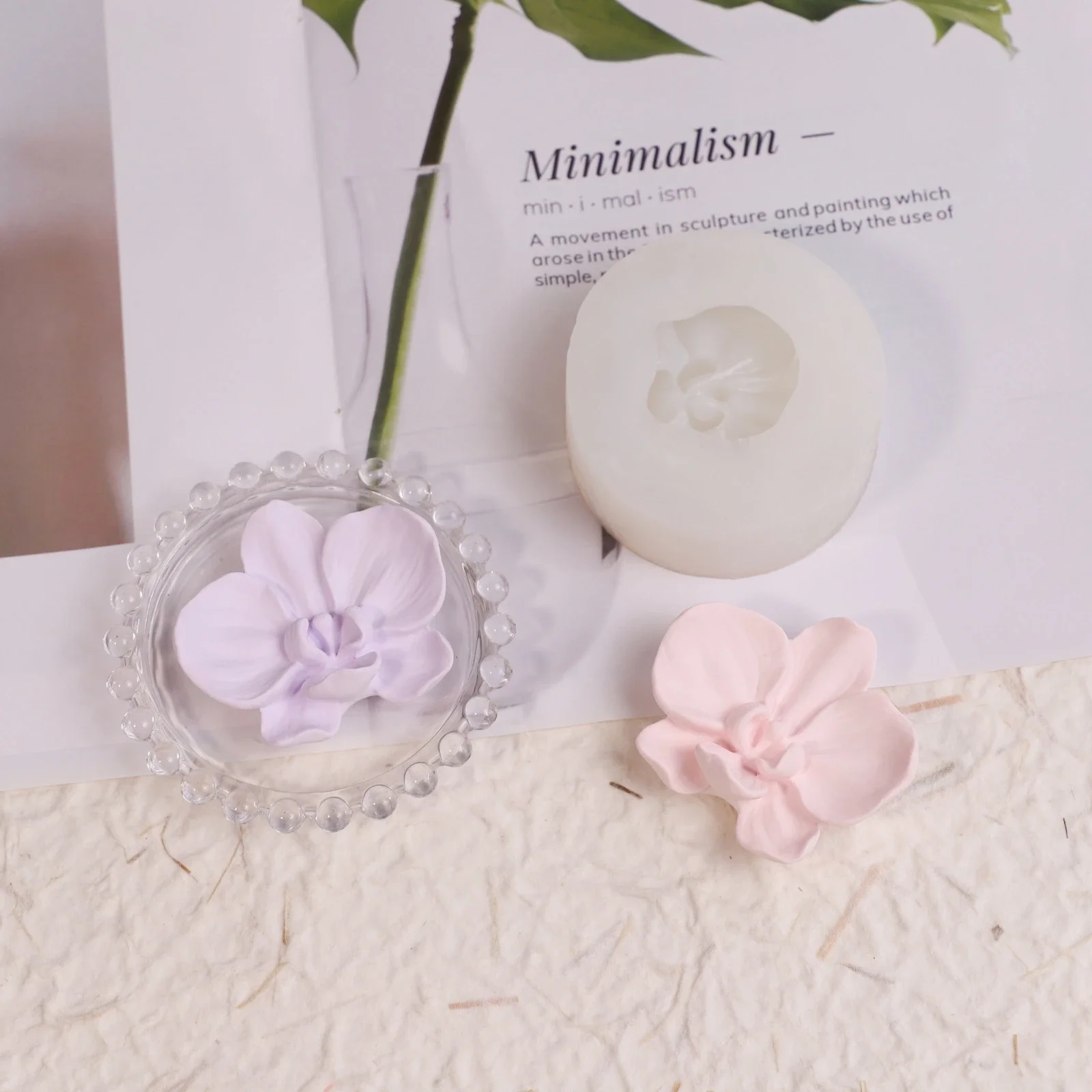 Butterfly Orchid Silicone Mold DIY Handmade Flower Soap Mold