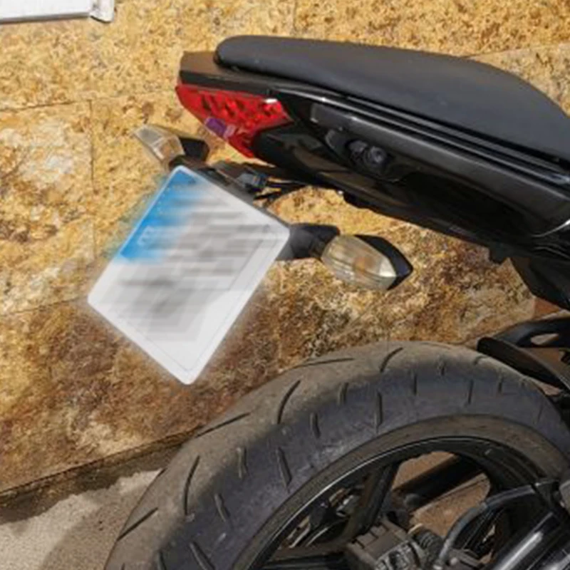 License plate holder motorcycle license plate holder for Kawasaki ER6-N ER6-F Ninja 650 650R Faired ER-6N ER6N ER6F ER-6F motorcycle tail tidy license plate holder fender eliminator