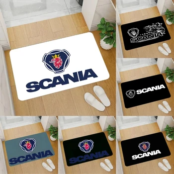 Decorazioni per la casa Scanias Benvenuto Zerbino Tappeti da cucina Soggiorno Camera da letto Tappetini per ingresso Tappetino antiscivolo lavabile in lavatrice 1