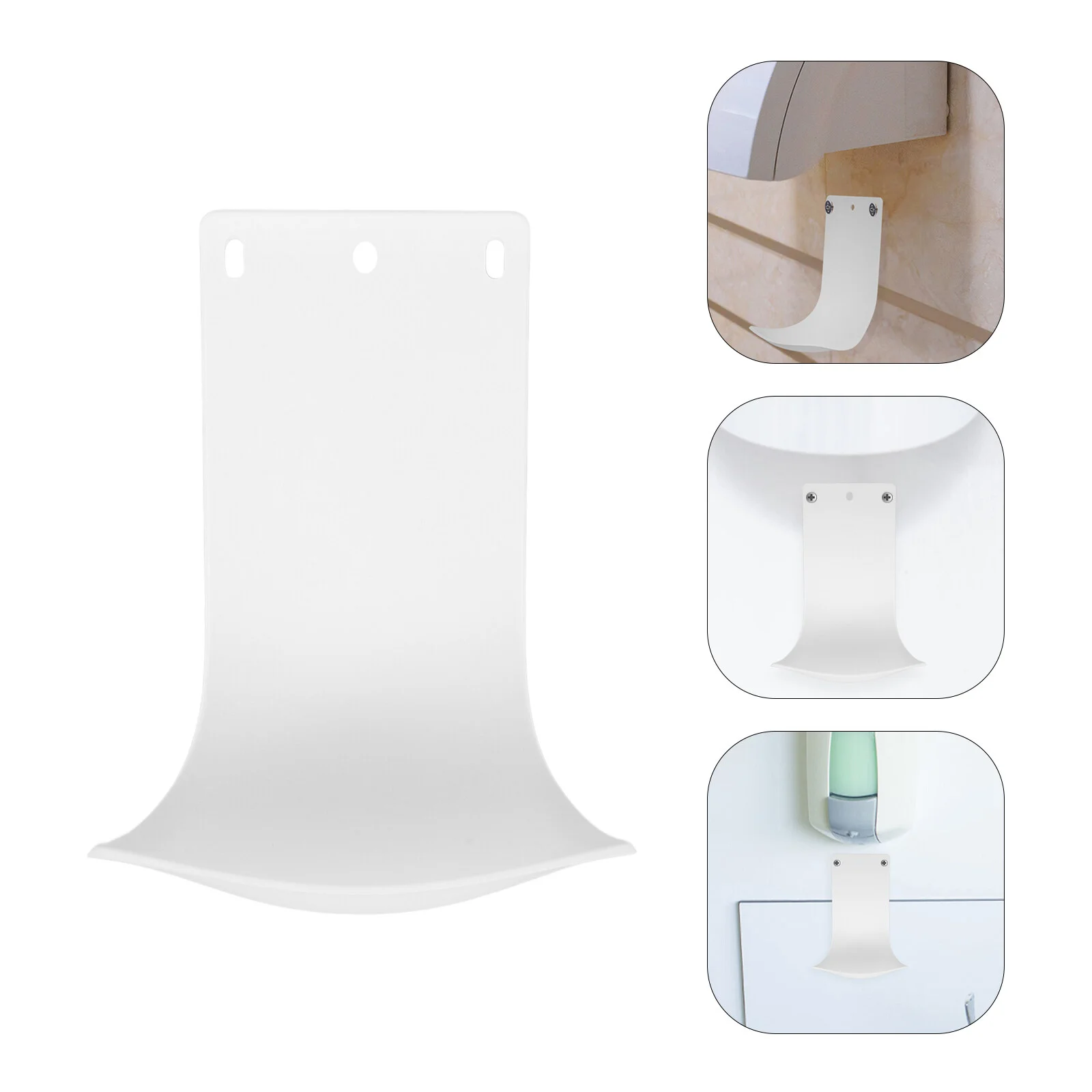 

Soap Dispenser Tray Lotion Hand Bracket Wall Mounted Drip Wall-mounted Handwashing Fluid