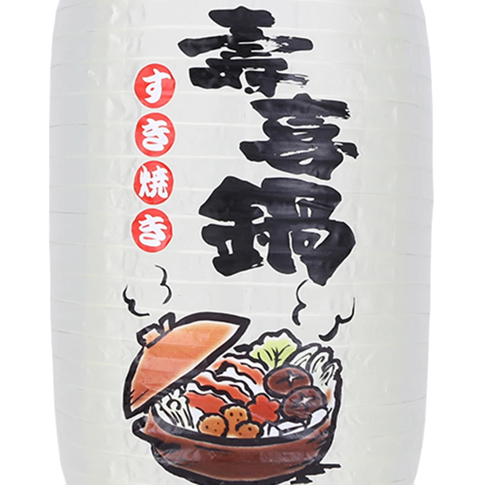 Cloth Decorative Lanterns Waterproof Without Light Outdoor Lanterns Long-term Use Hook 2 Sides Painting for Holiday Decoration