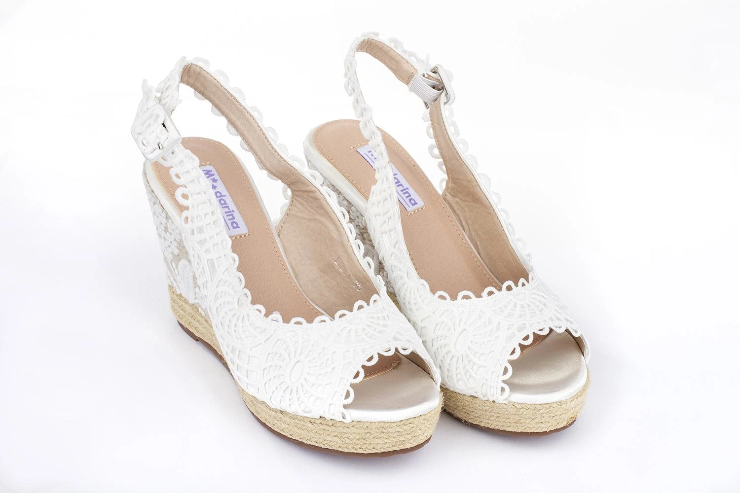 Alpargata Mujer, Marca Mandarina Lidia Blanco, Alpargatas Boda, Sandalia de Esparto Mujer, Alpargatas Cuña esparto, Calzado para Boda, Zapatos de Novia, Cuñas de Esparto Ceremonia o Fiesta, Sandalias Mujer Verano 2022|Zapatos de