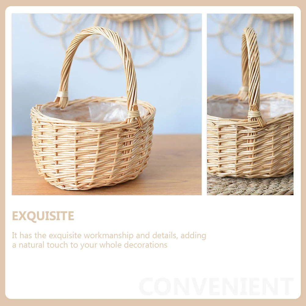 Decorative Woven Flower Basket 2