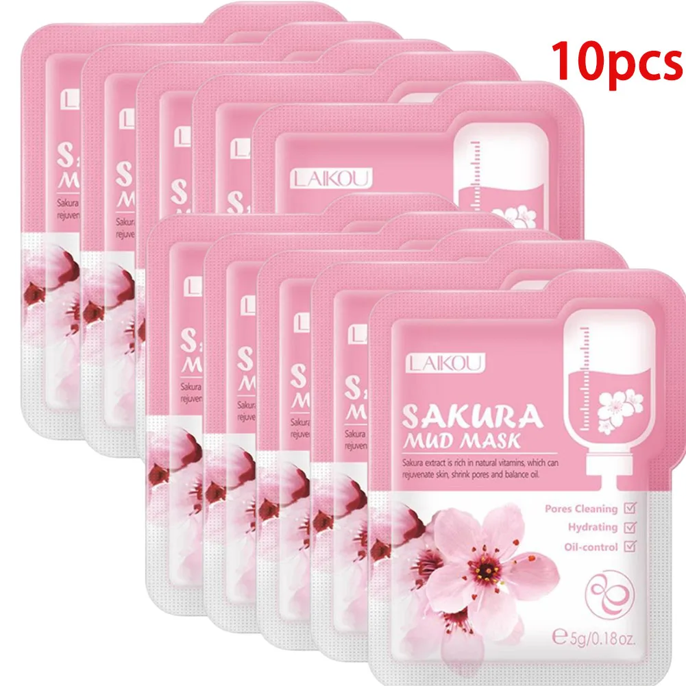 Sakura Brightening & Hydrating Clay Face Mask - Anti-Wrinkle Skincare