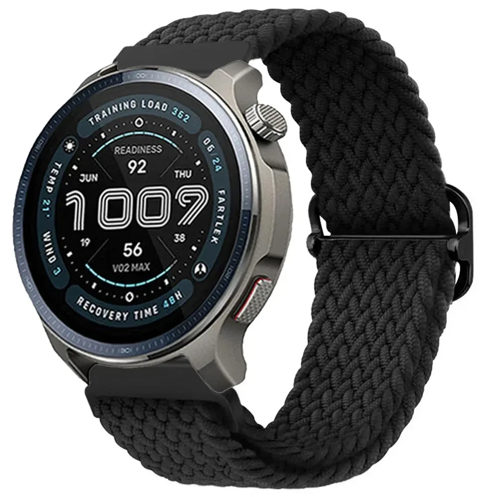 Sport Nylon Strap, 22mm/20mm Adjustable Watchband Bracelet