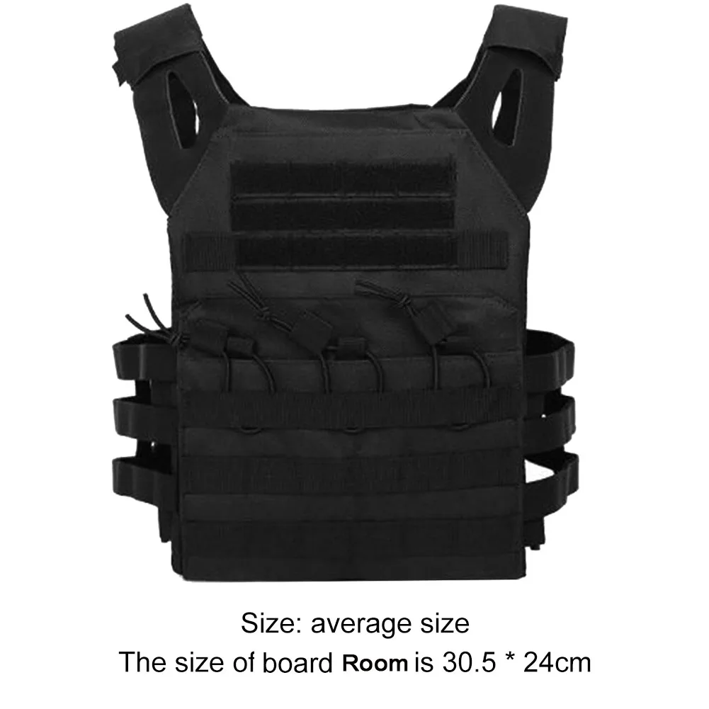 

Tactical Vest Waterproof Outdoor Body Armor Lightweight JPC Molle Plate Carrier Hunting Vest CS Game Jungle Security Equipment