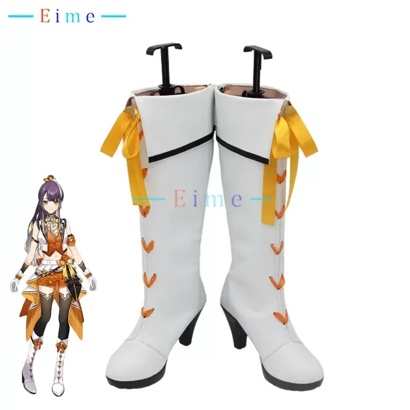 

Umise Yotsuha Cosplay Shoes Vtuber Cosplay Props PU Leather Shoes Halloween Boots Custom Made