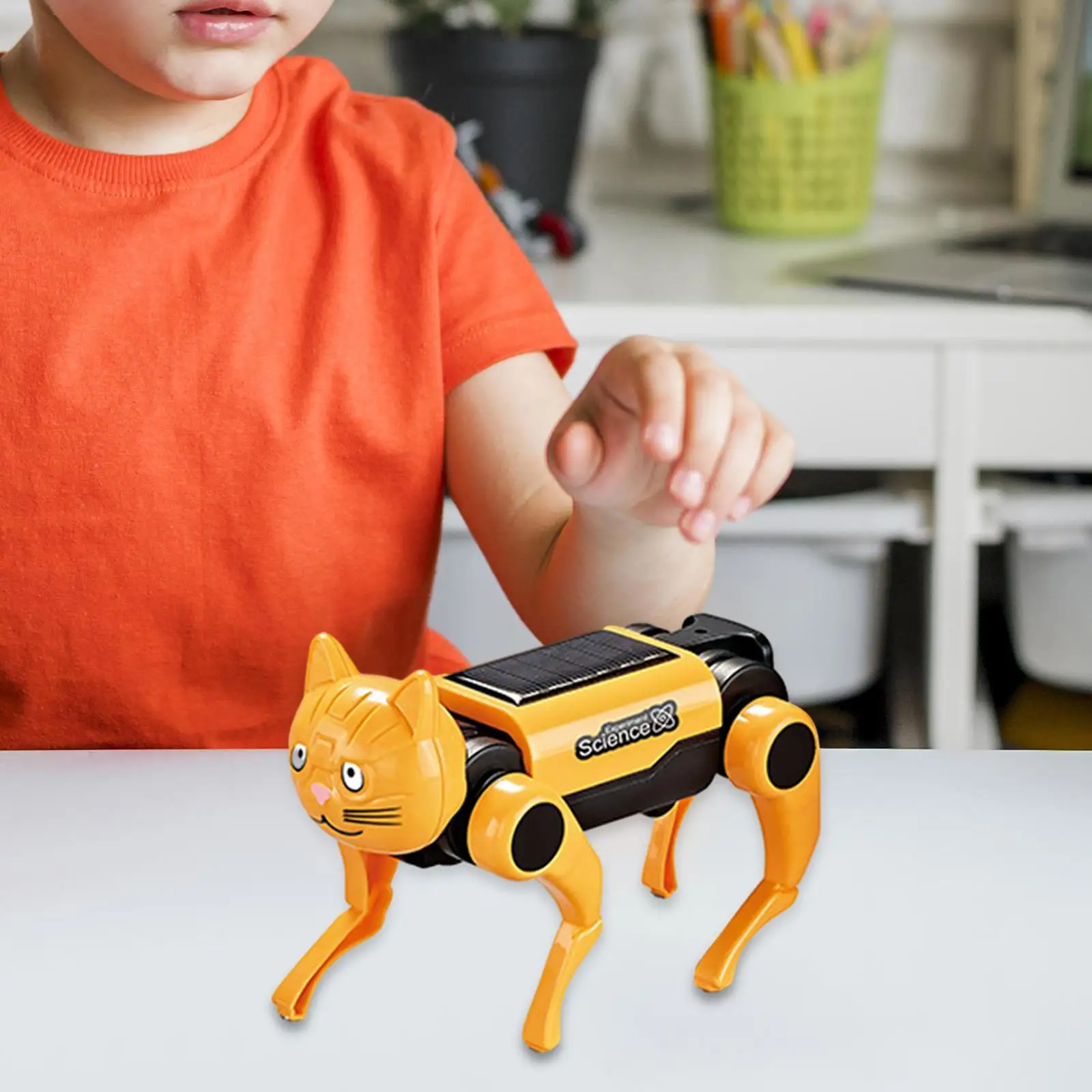

Solar Electric Mechanical Dog Children Educational Toys for Girls Adults