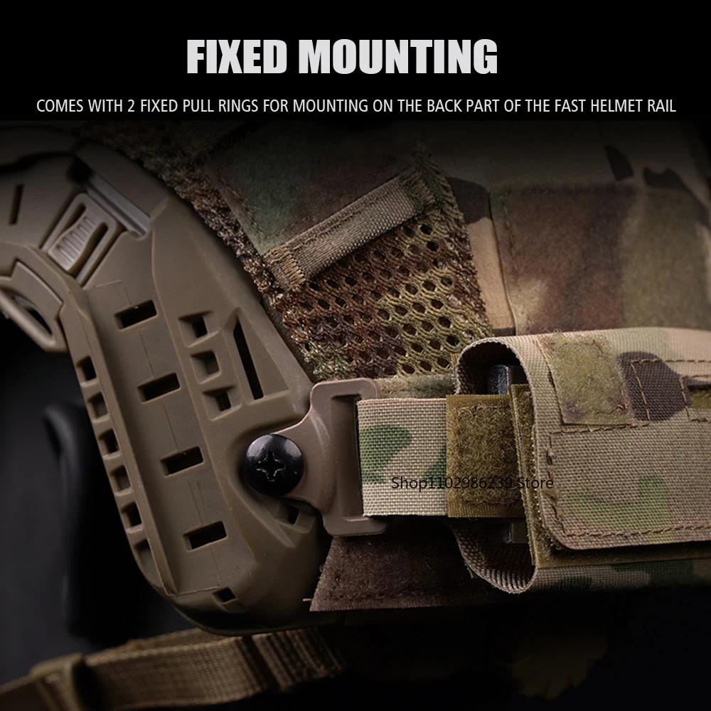 Cordura Fabric Counterweight Pouch for Hunting Helmets