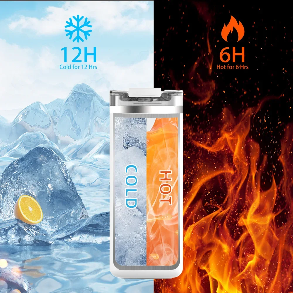 480ml Stainless Steel Coffee Thermos Flask - ترمس...